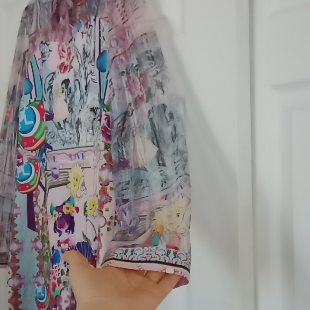 #265NWT French Elegant Temperament High Quality Cartoon Dress. Size: Small - Picture 8 of 15